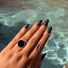 Miniature Bague Déesse Onyx