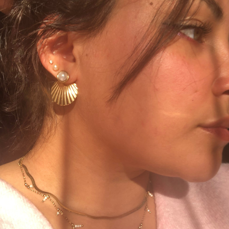Boucles d'oreilles Coquillages