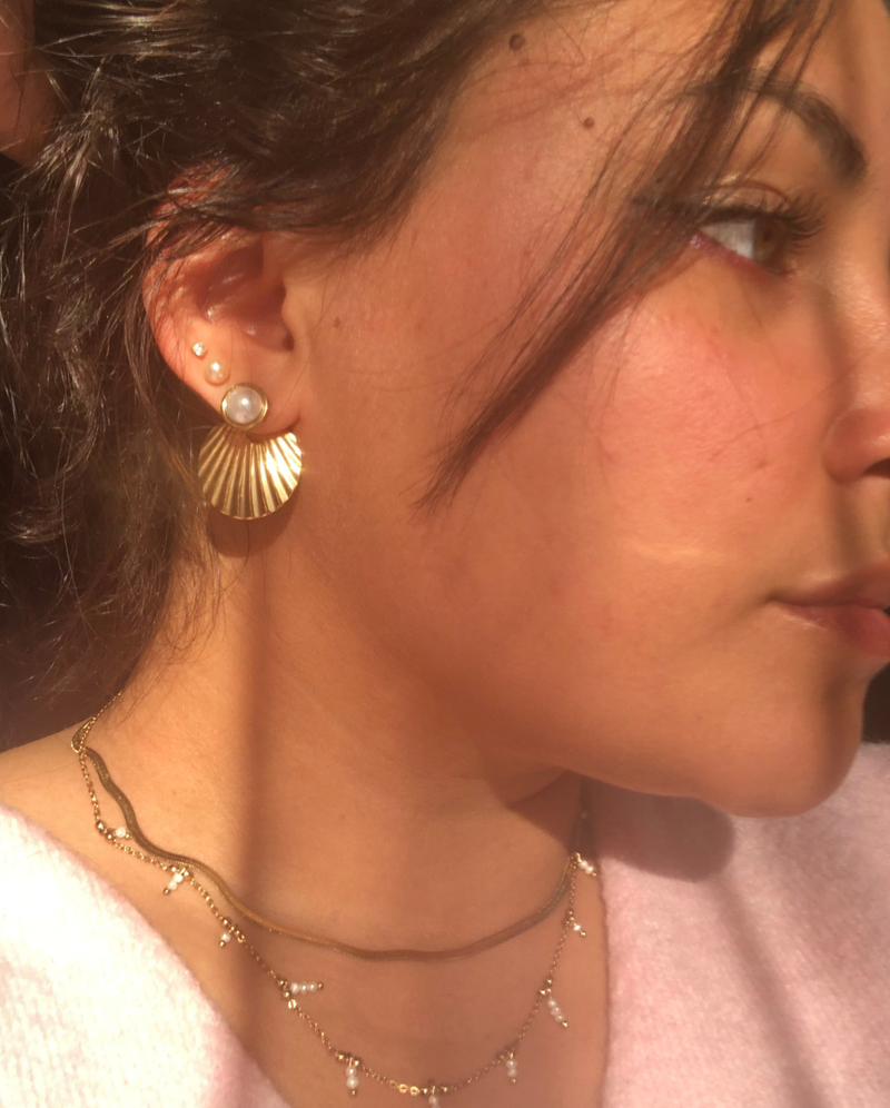 Boucles d'oreilles Coquillages