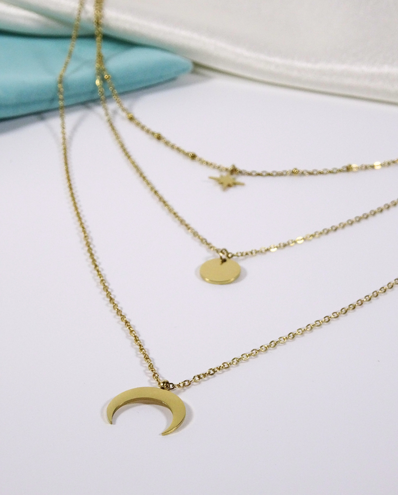 Collier Aurora doré