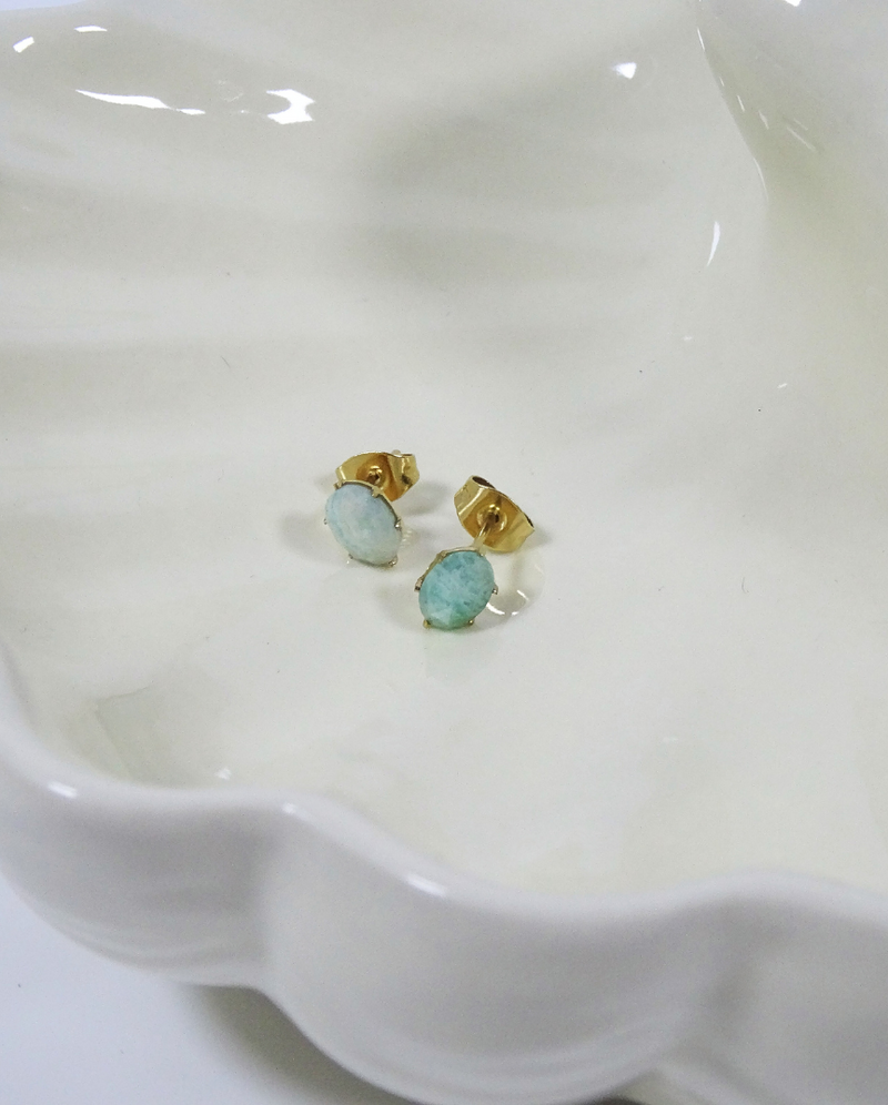 Boucles d'oreilles Amazonite