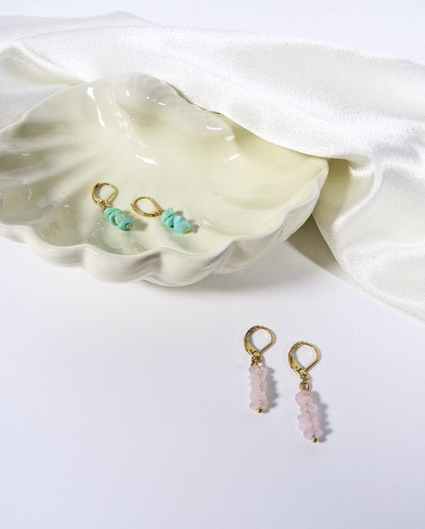 Boucles d'oreilles Riviera Amazonite