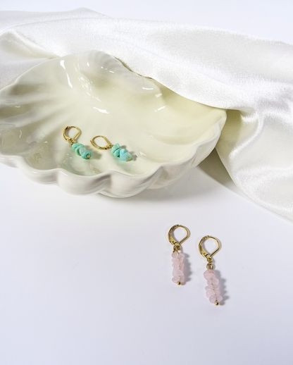 Boucles d'oreilles Riviera Amazonite