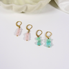 Miniature Boucles d'oreilles Riviera Quartz Rose