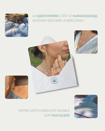Carte Cadeau (de 10€ à 300€)