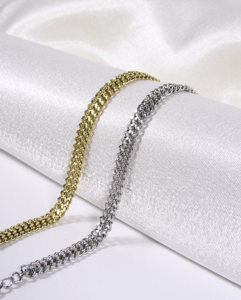 Bracelet Gourmette Dorée