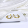 Miniature Boucles d'oreilles Soleil Doré