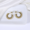 Miniature Boucles d'oreilles Soleil Doré