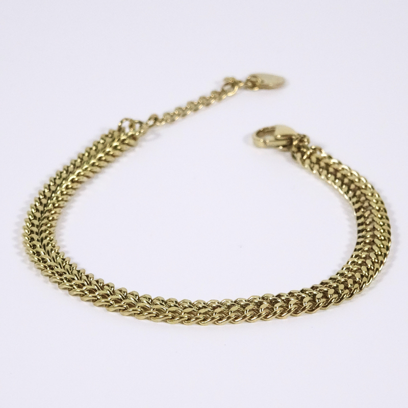 Bracelet Gourmette Dorée