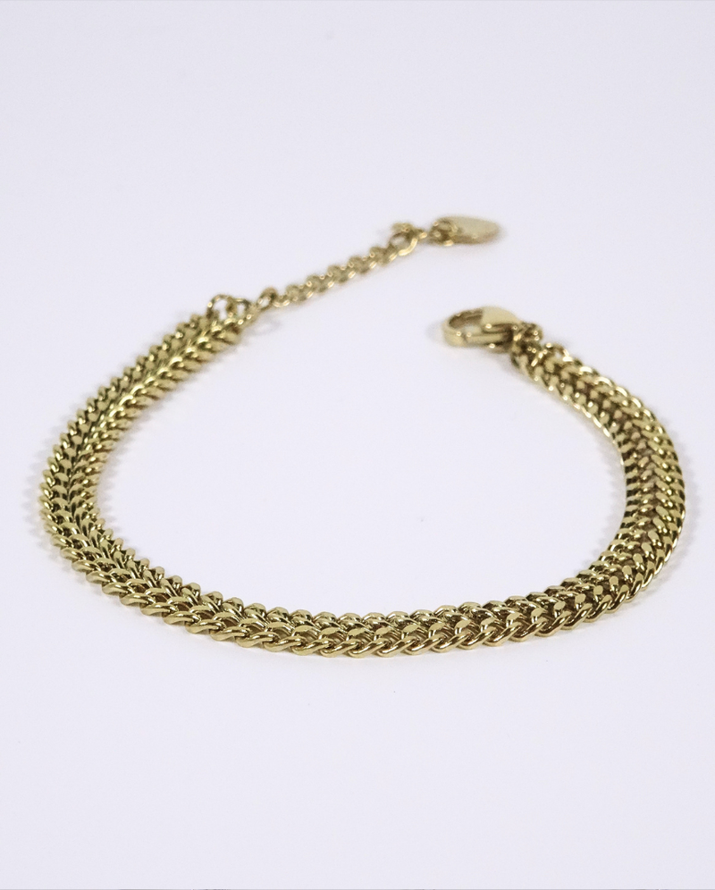 Bracelet Gourmette Dorée