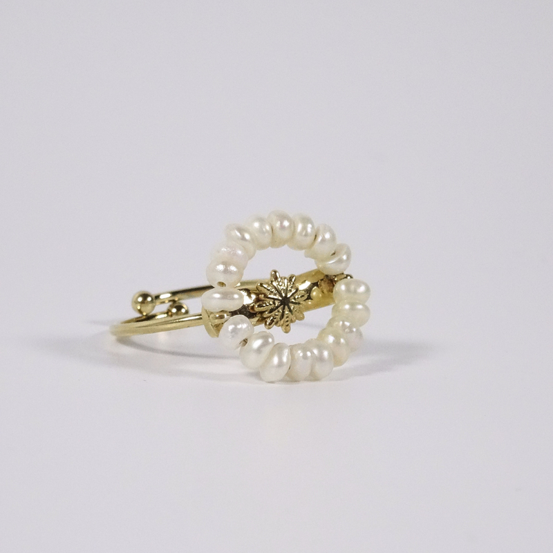 Bague Fleur de perles