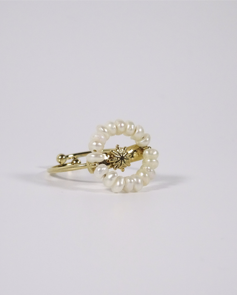 Bague Fleur de perles