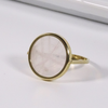 Miniature Bague Déesse Quartz Rose