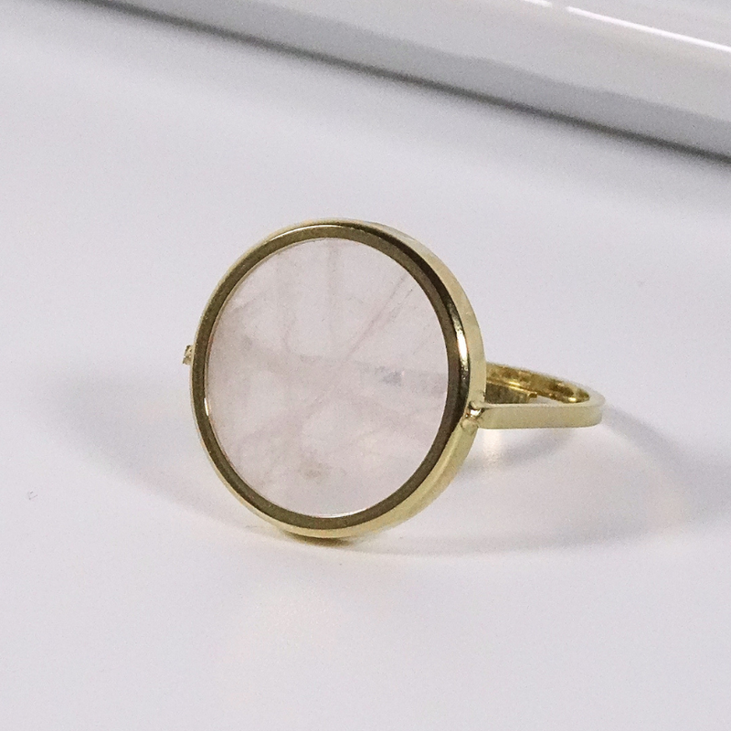 Bague Déesse Quartz Rose