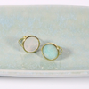 Miniature Bague Déesse Quartz Rose