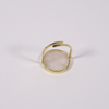 Miniature Bague Déesse Quartz Rose