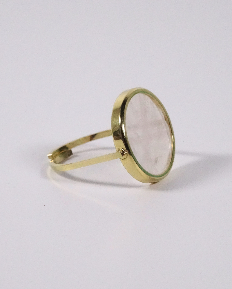Bague Déesse Quartz Rose